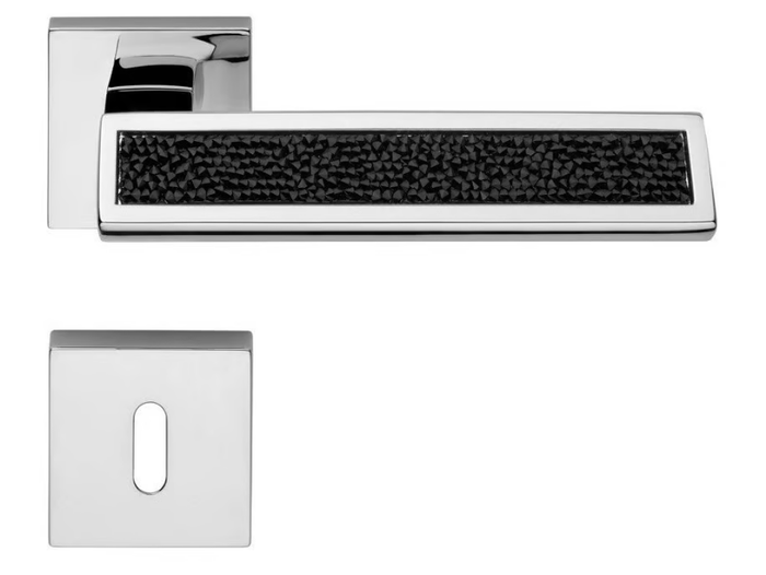 RIFLESSO ROCKS - Door handle with Swarovski® Crystals with lock _ LINEA CALI'